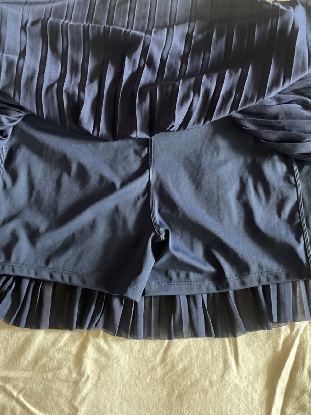 ACEGOLFS XL Navy Pleated Athletic Skirt - Picture 6 of 7